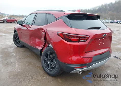 2025 Chevrolet Blazer Awd 3Lt из США, поврежденный, VIN 3GNKBJRS5SS137113